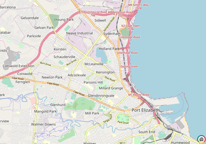 Map location of Kensington - PE